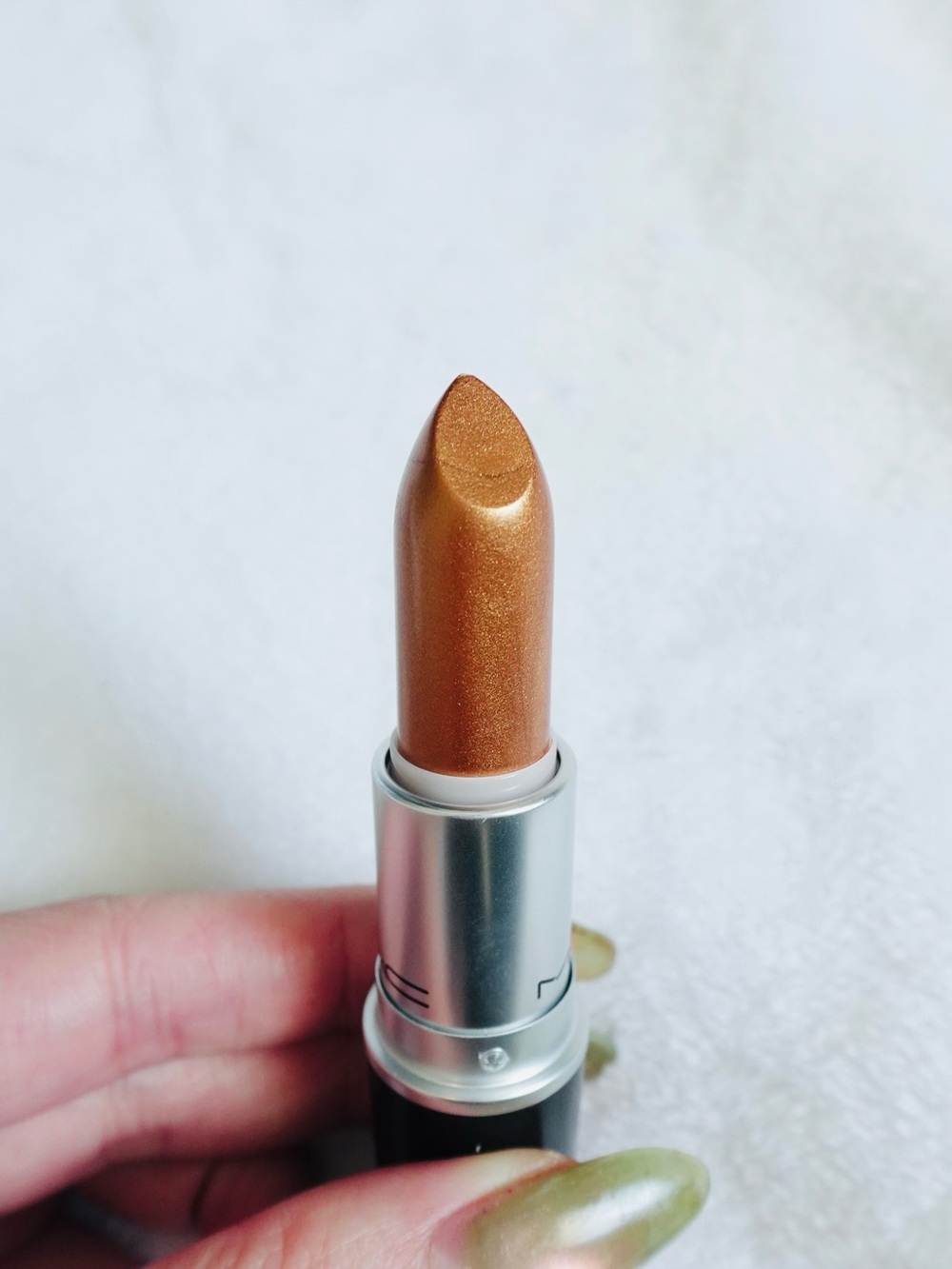 MAC Cosmetics Frost Lipstick - Bronze Shimmer - NIB - Picture 7 of 8